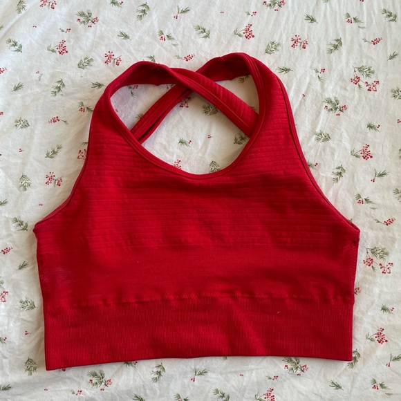Alphalete Other - Red Alphalete Sports Bra
